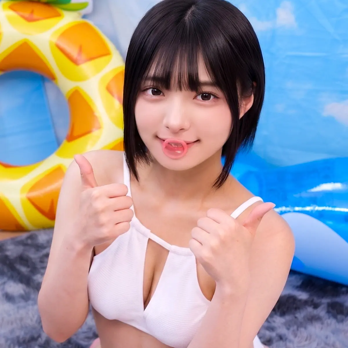 虹村ゆみ | 目撃せよ！水着で繰り広げる中出し×ナンパ 激エロプレイ画像(orecz608)-表紙